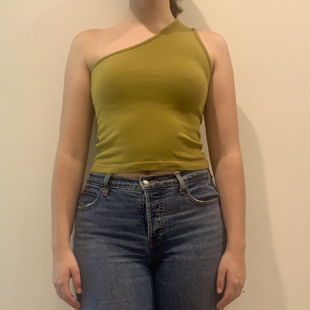 Vintage Betty Blue Asymmetrical Top